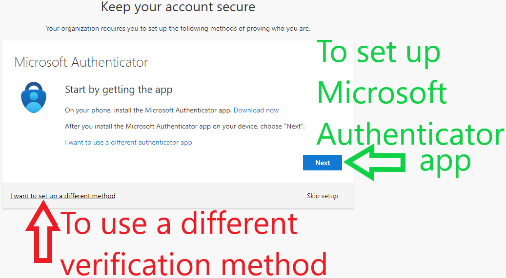 Auth methods