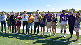 homecoming court group photo