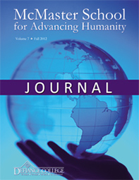 McMaster Journal Volume 7 - Fall 2012