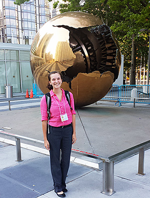 Dava Donaldson at the United Nations conference