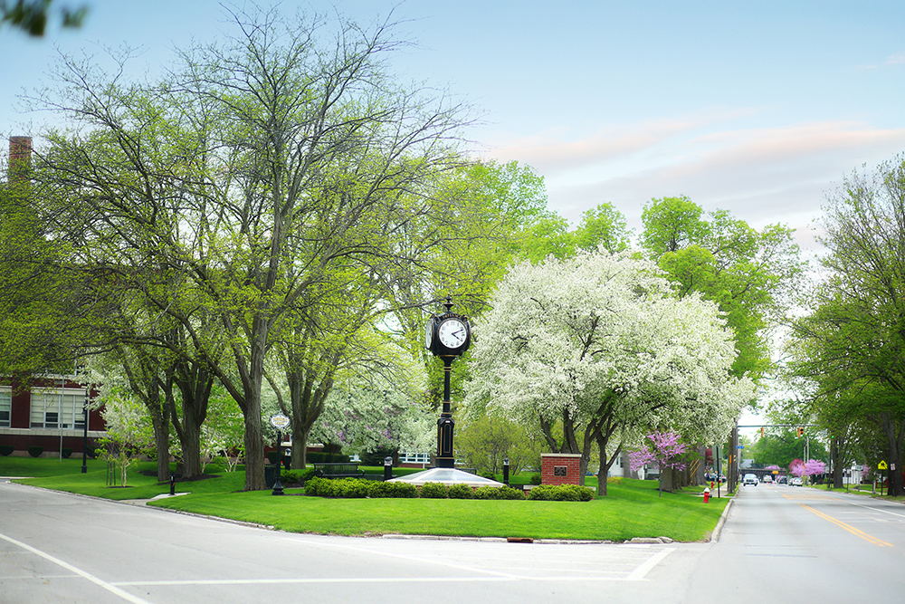 Street view of the city of Defiance